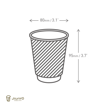 8oz(80)瓦楞杯 JY-8ozLRW