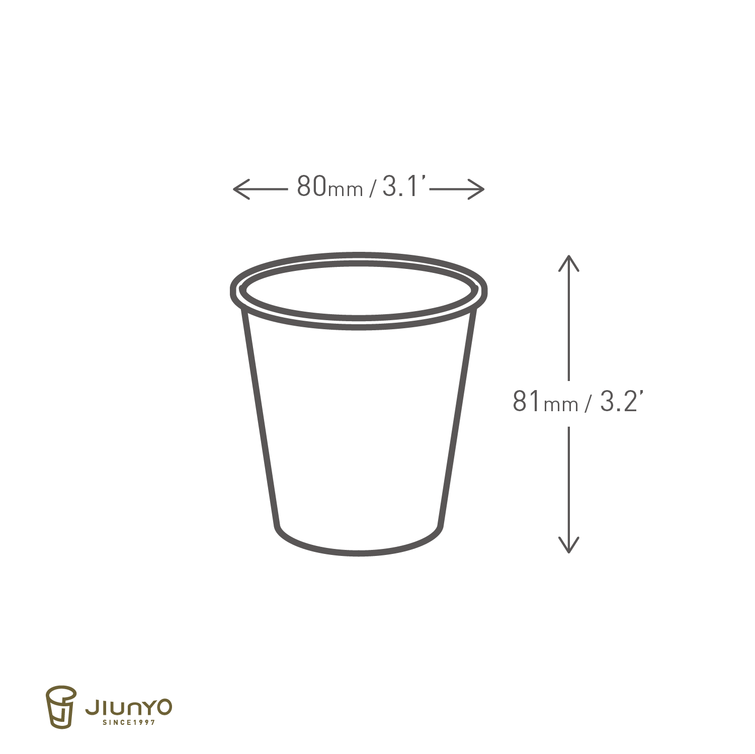 6oz咖啡杯 JY-6ozL