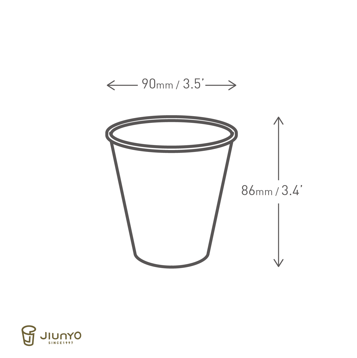 8oz(90)咖啡杯 JY-8oz(90)