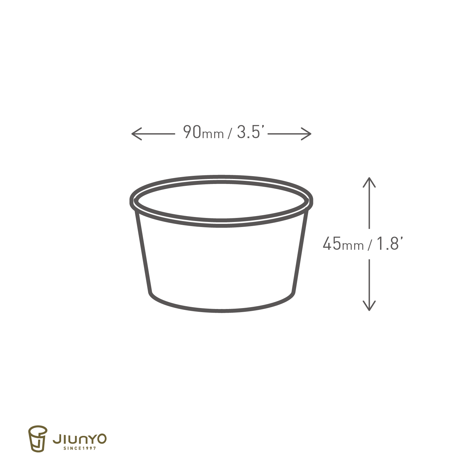 6oz(90)湯碗 JY-6ozS1