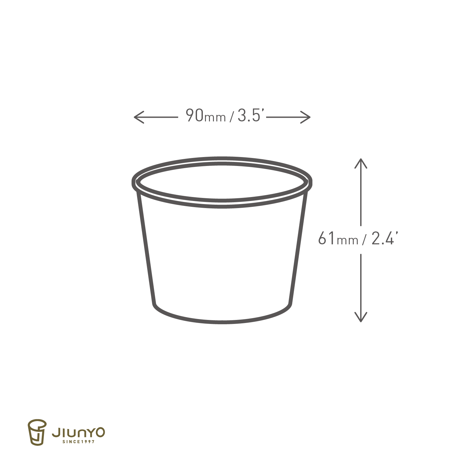 8oz(90)湯碗 JY-260ccA2