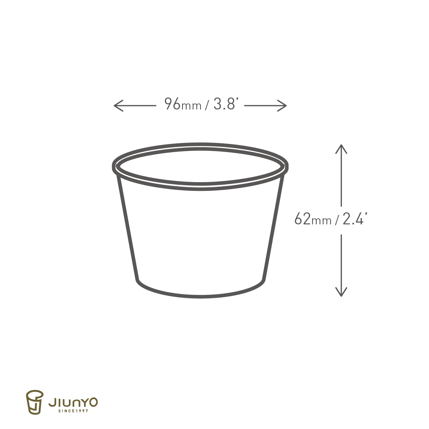 8oz(96)湯碗 JY-8ozS1