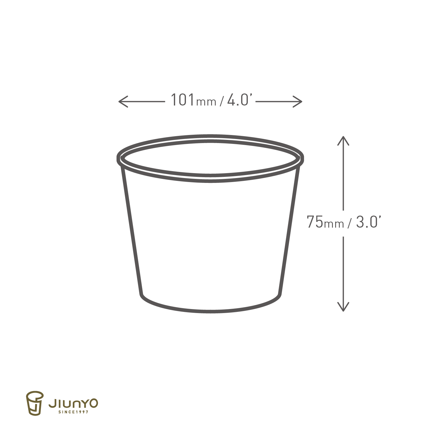 12oz(100)湯碗 JY-390ccH2