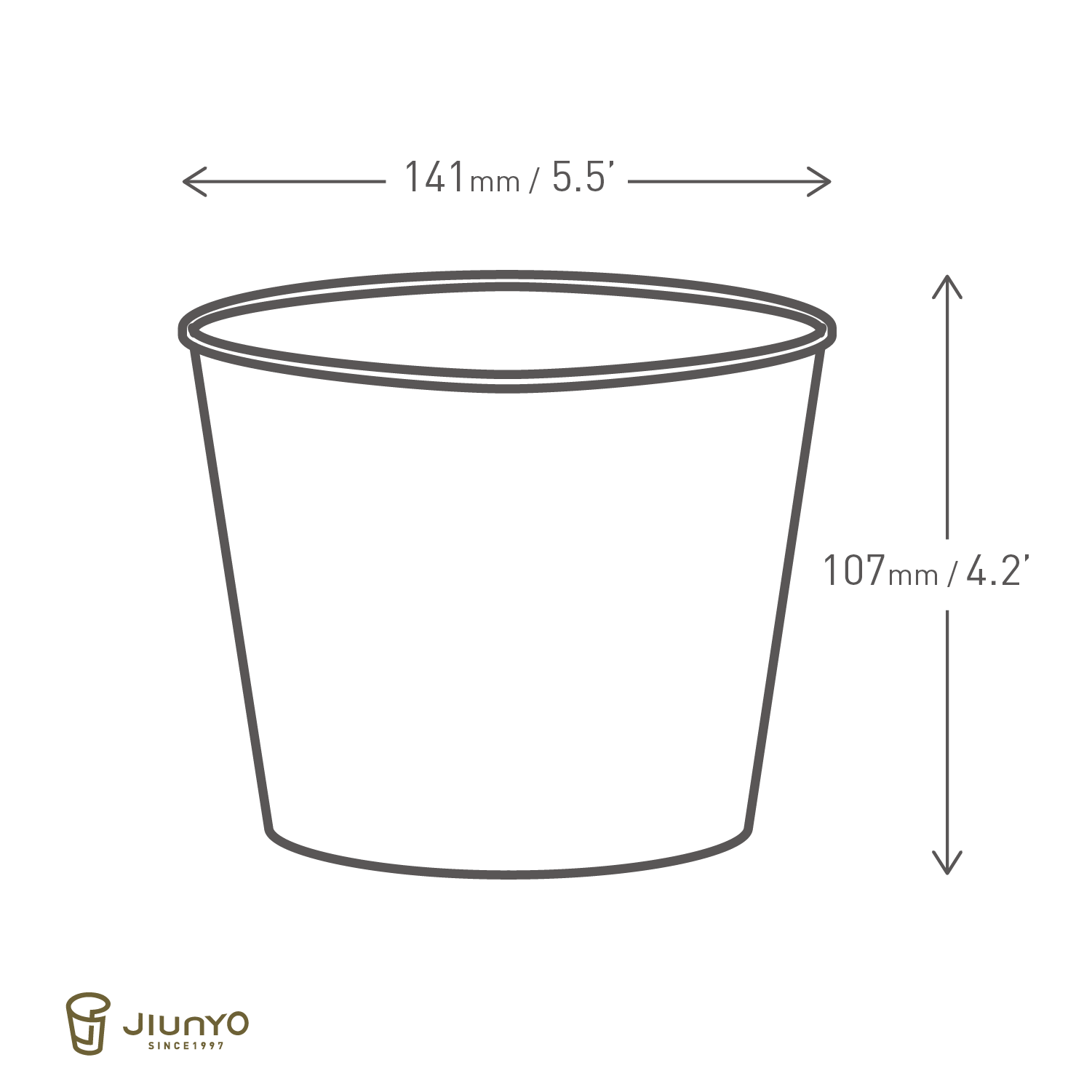 34oz炸雞桶 JY-1100cc