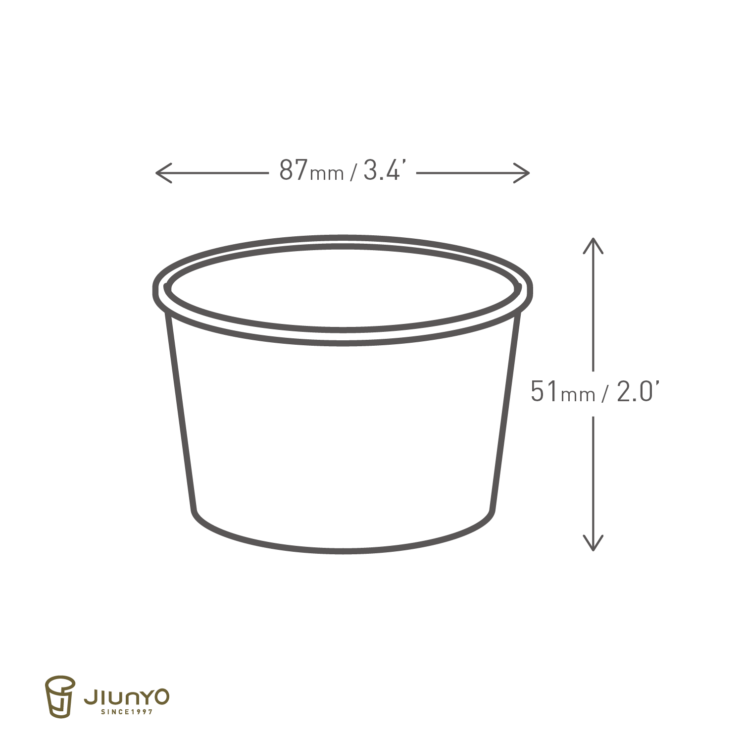 5oz(87)冰淇淋杯 JY-160ccA