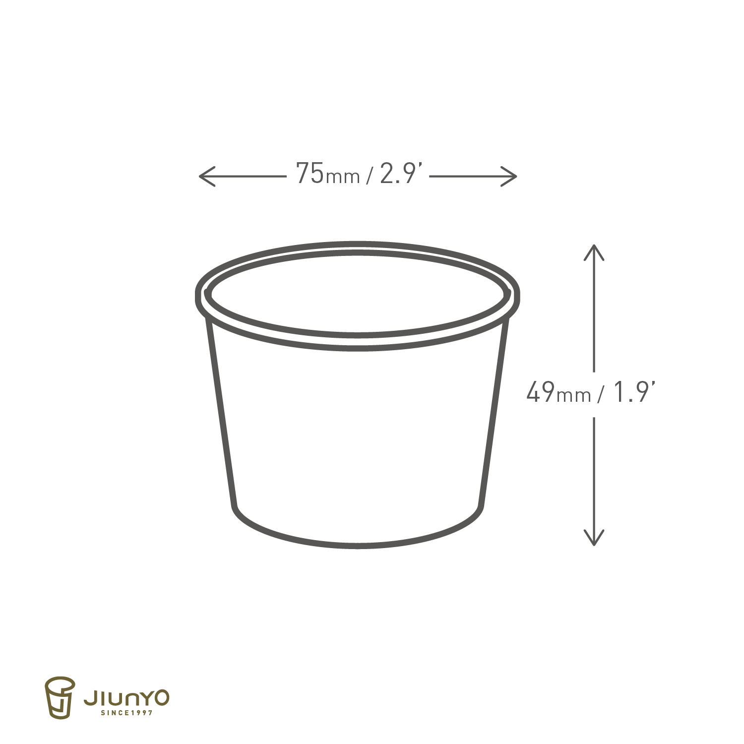 4oz(75)醬料杯 JY-4ozY