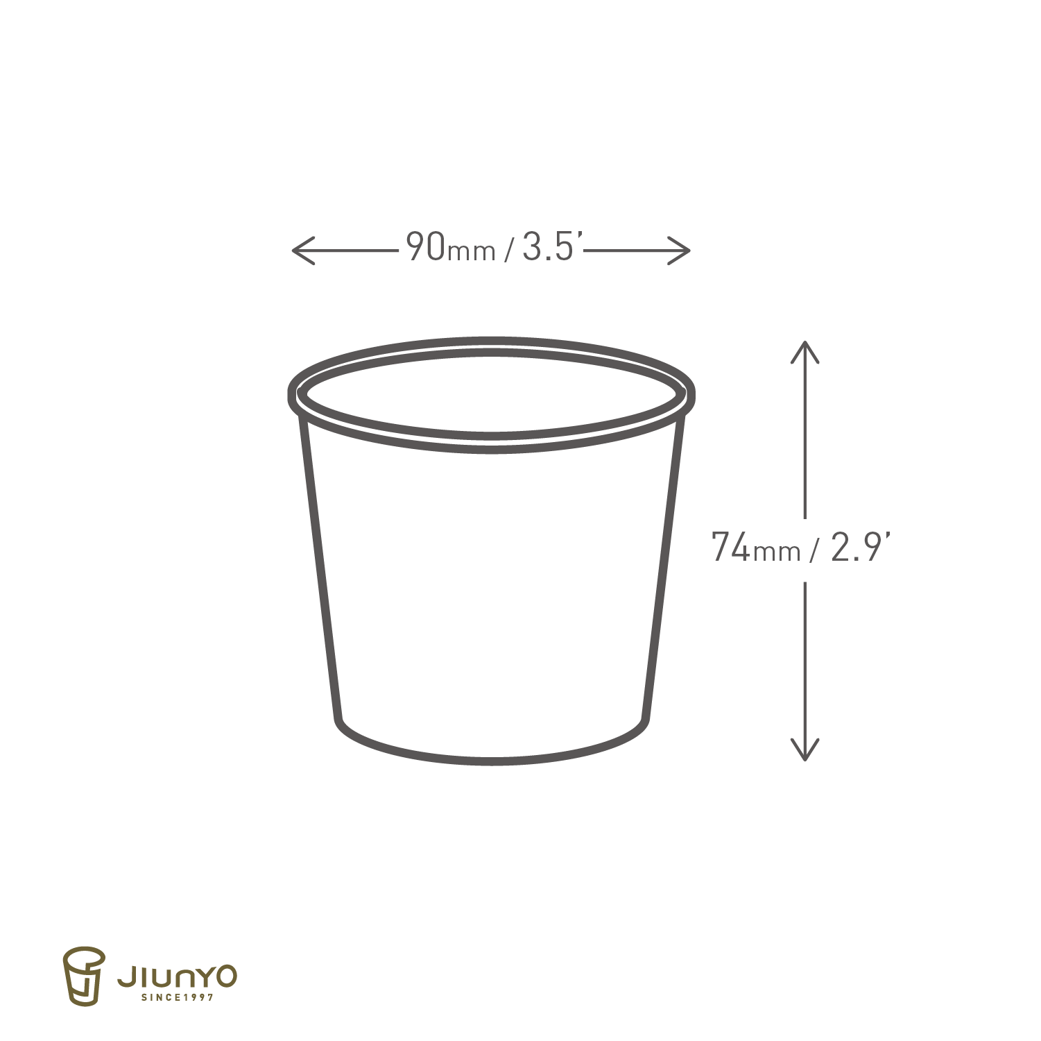10oz(90)醬料杯 JY-320ccA