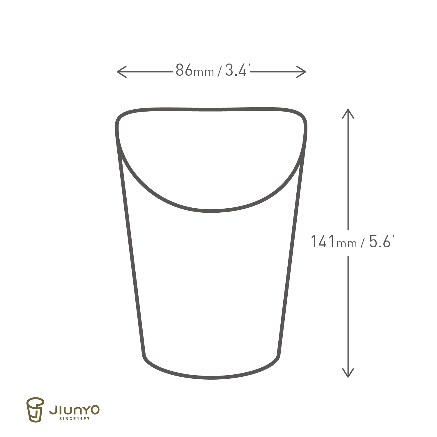 12oz(FL)薯條杯 JY-12ozFL